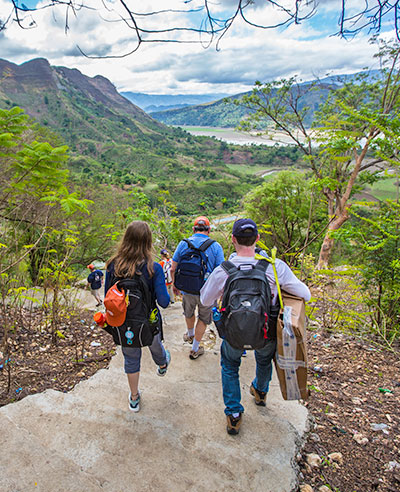 CEDC group on mountain in Haiti