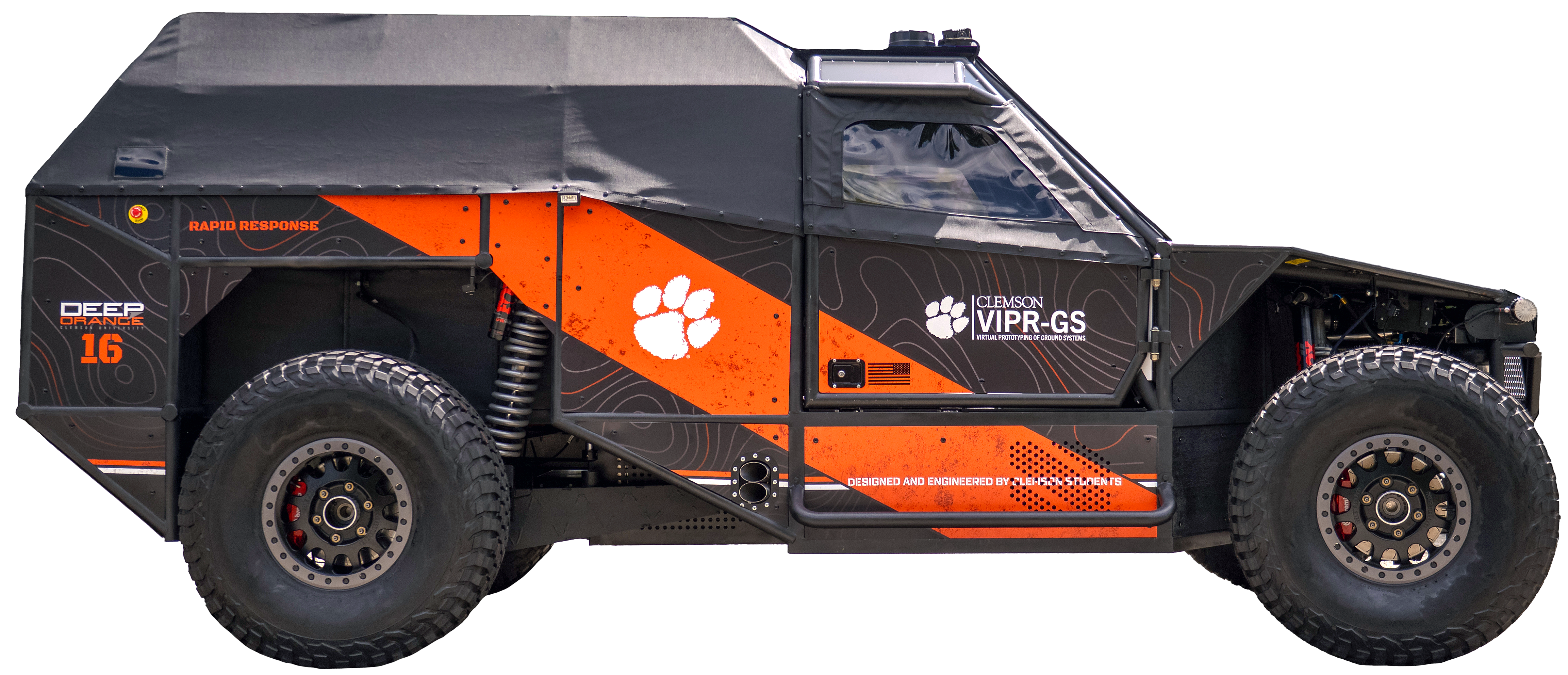 side view of Deep Orange 16
