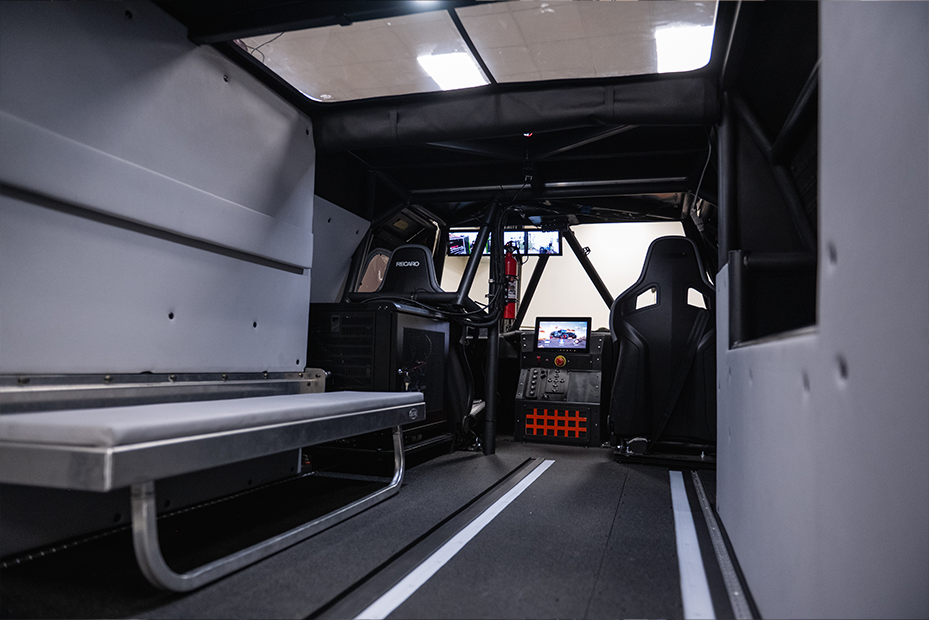 Deep Orange 16 interior
