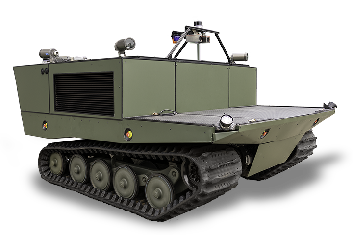 Side view of Deep Orange 13 tracked vehicle