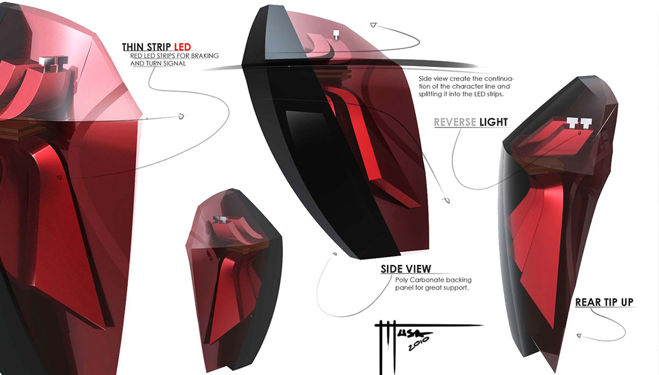 CAD drawings of vehicle parts