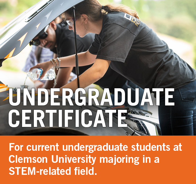 Certificate Program | College of Engineering, Computing and Applied  Sciences | Clemson University, South Carolina