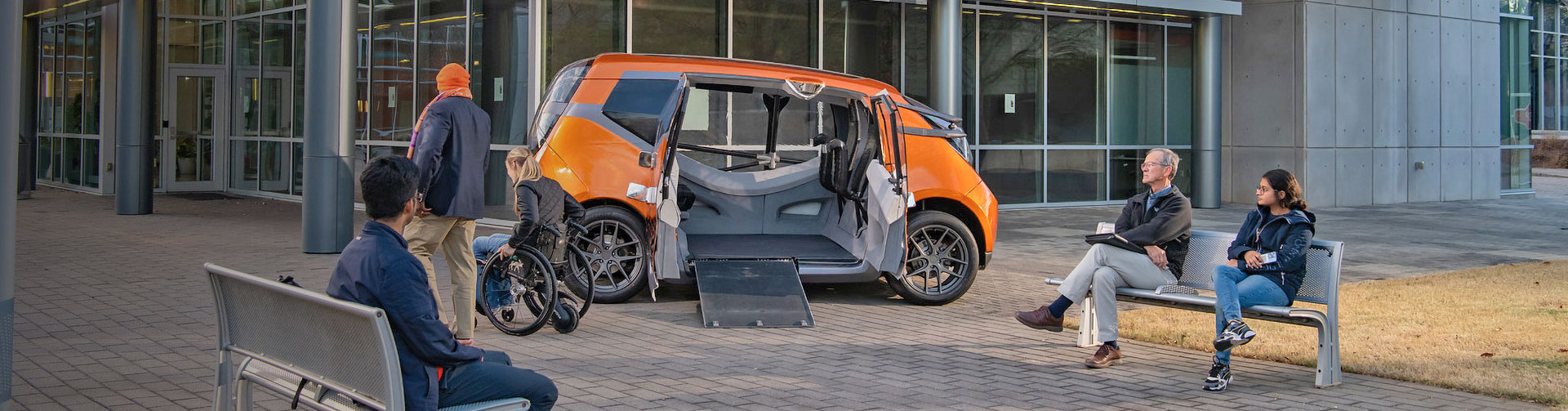 Deep Orange 11 car on display at CUICAR.