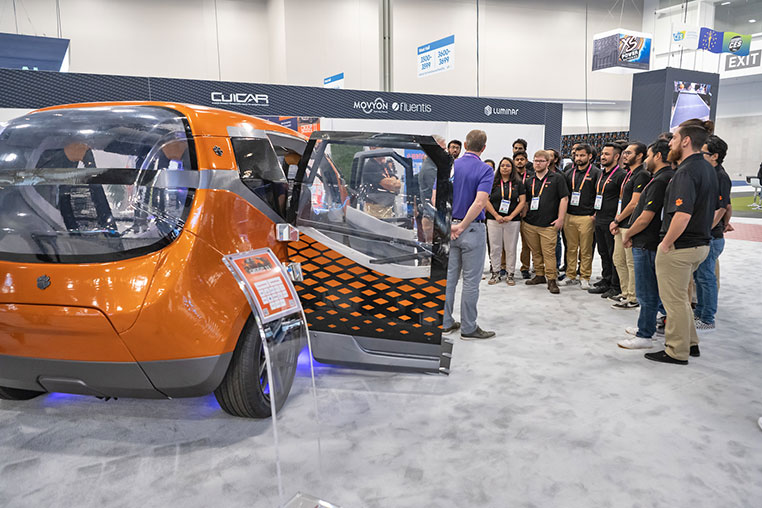 Deep Orange 11 group at CES event.