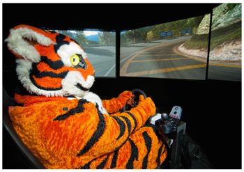 drive simulator at Clemson