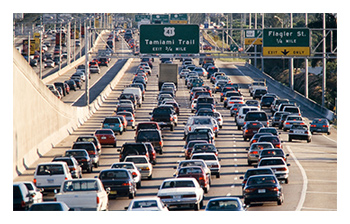 heavy traffic