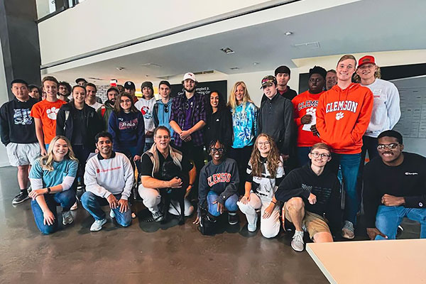 First-Year Engineering student stour CU-ICAR campus