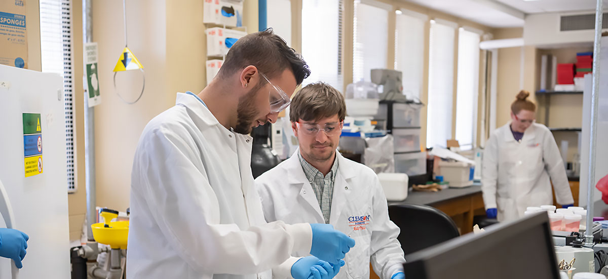 Students in lab