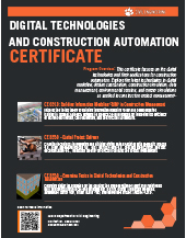 PDF preview of Digital Technologies Certificate brochure