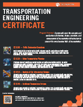 PDF preview of Transportation Certificate brochure
