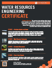 PDF preview of Water Resources Certificate brochure