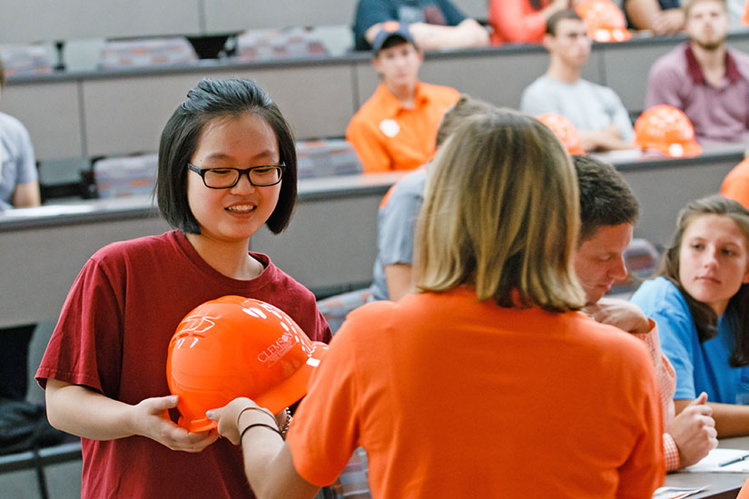 CE Students at Hat ceremony