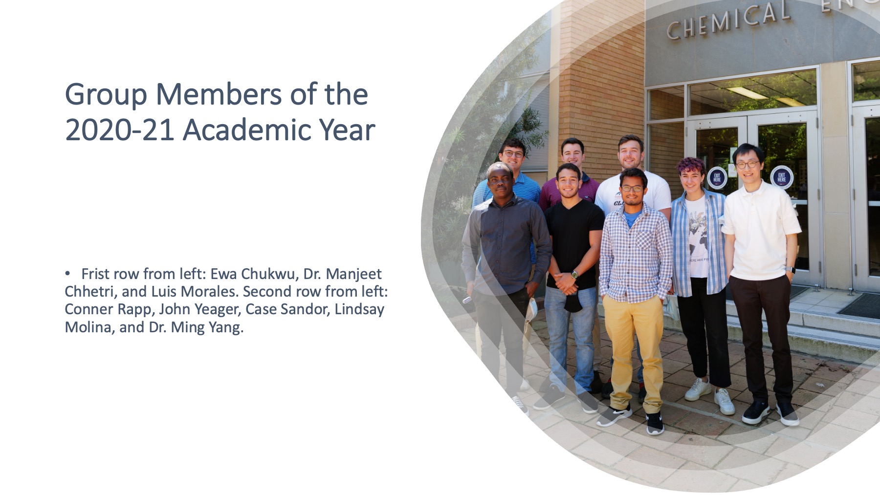 2021 M Yang Group photo with students.