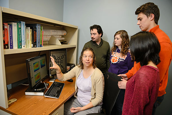 rachel getman with students