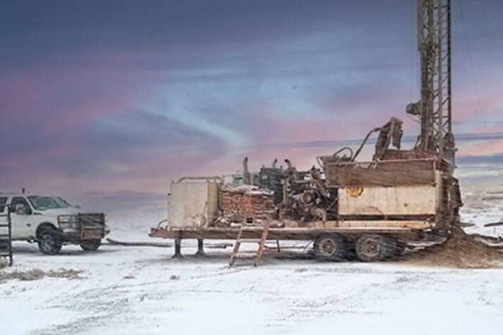 geothermal research in Utah blizzard.