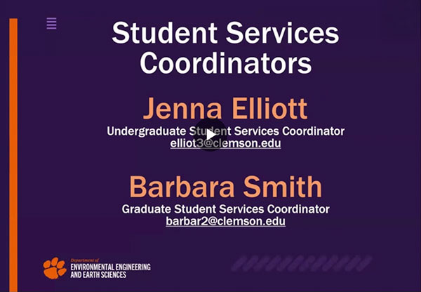 Intro screen to presentation on B.S. to M.S. program