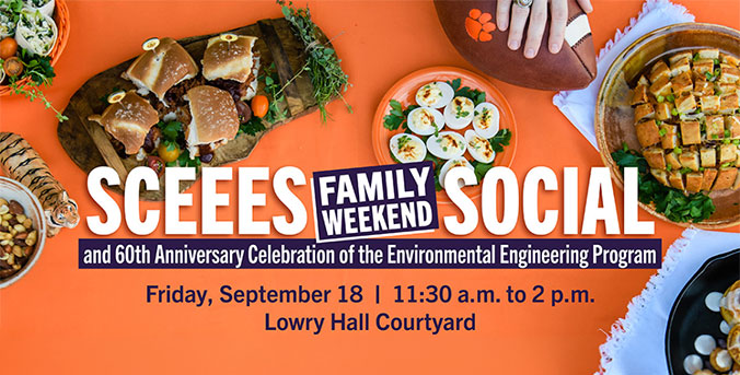 Family weekend invitation to join us at Lowry Hall on Sept 18
