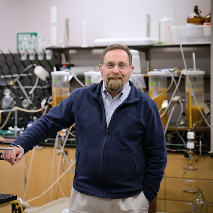 David Freedman in lab