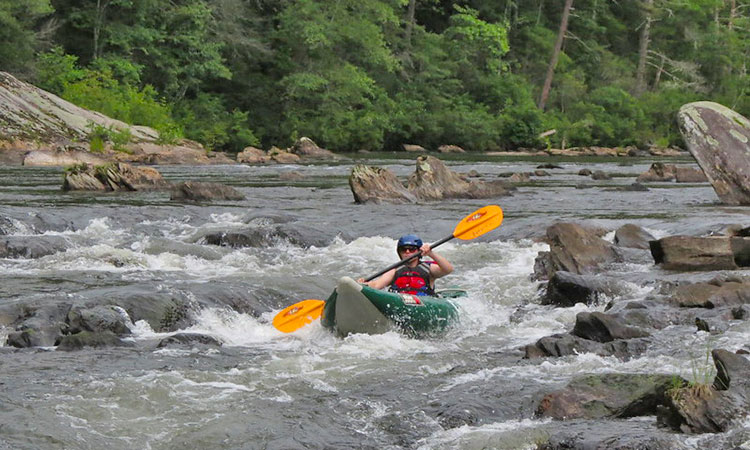 Hydrogeology camp kayak excursion.