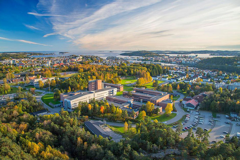 Aerial view in Norway