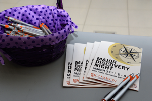 Event basket and booklets