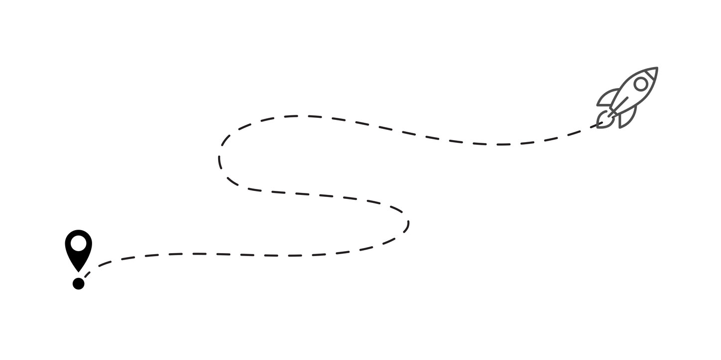 route and rocket