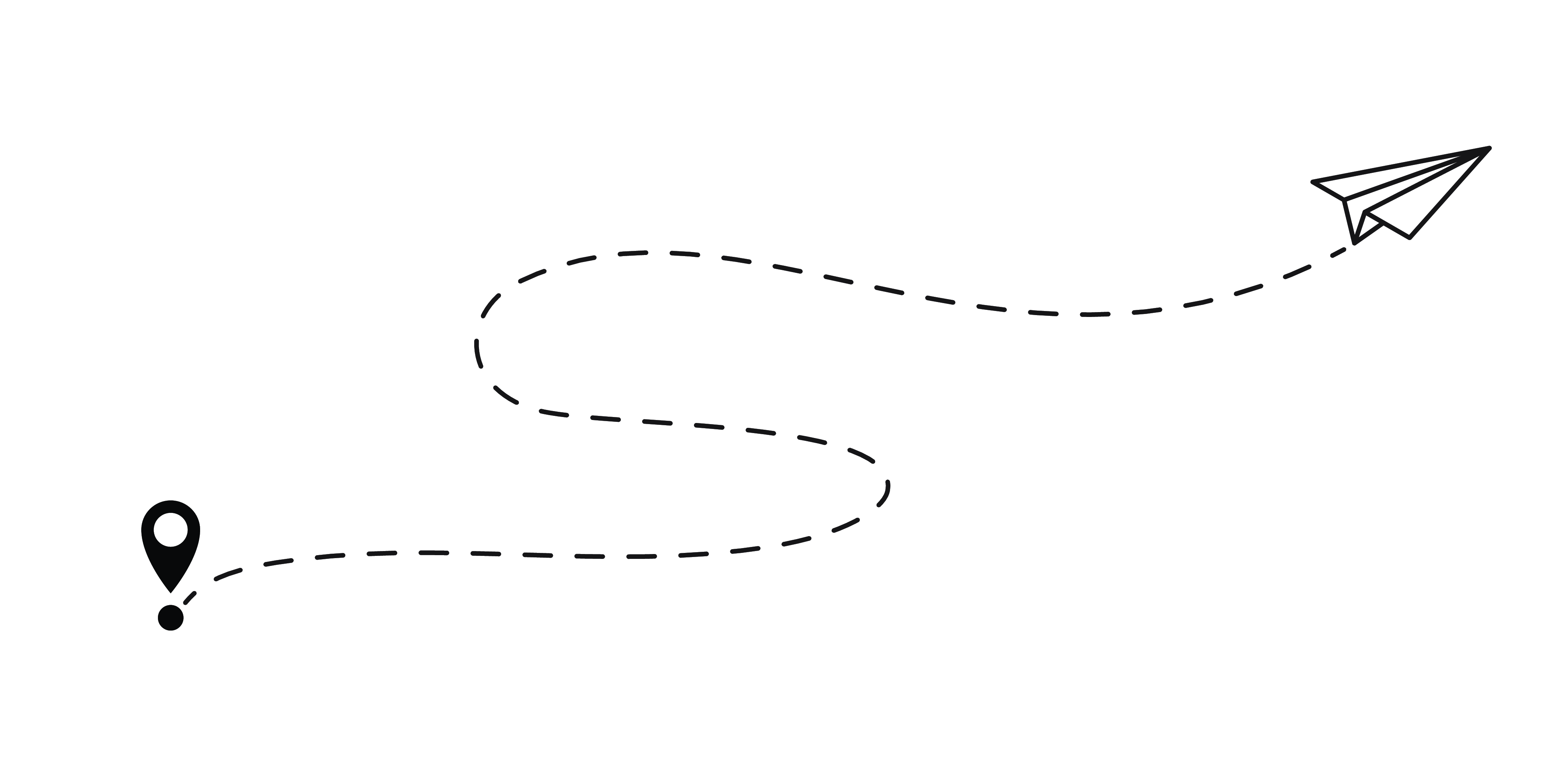 route and plane