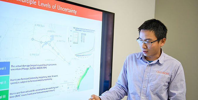 Faculty research involving hurricanes