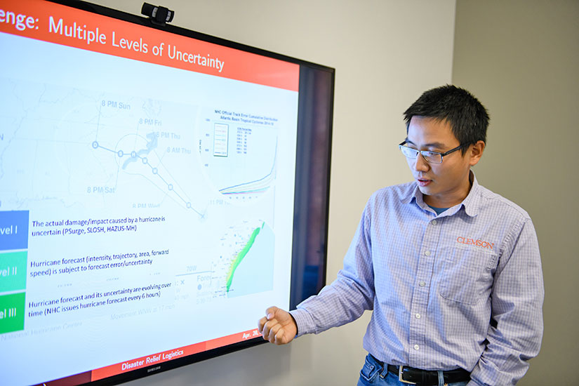 Faculty research on hurricanes.