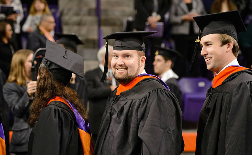 Graduates at Little John Coliseum.