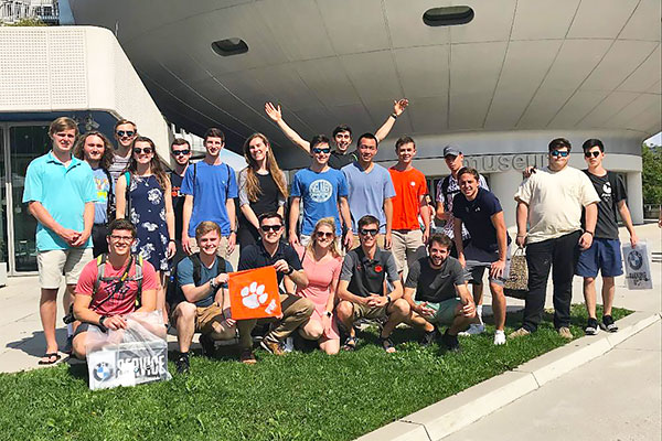 Group in Germany with Tiger Rag.