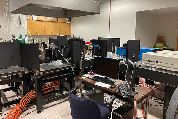 View of inside the turbulent laboratory