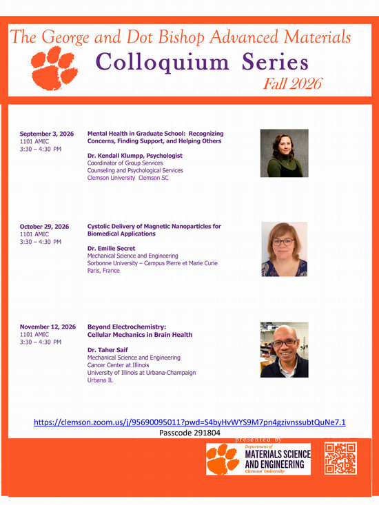 Fall 2026 Colloquium Series