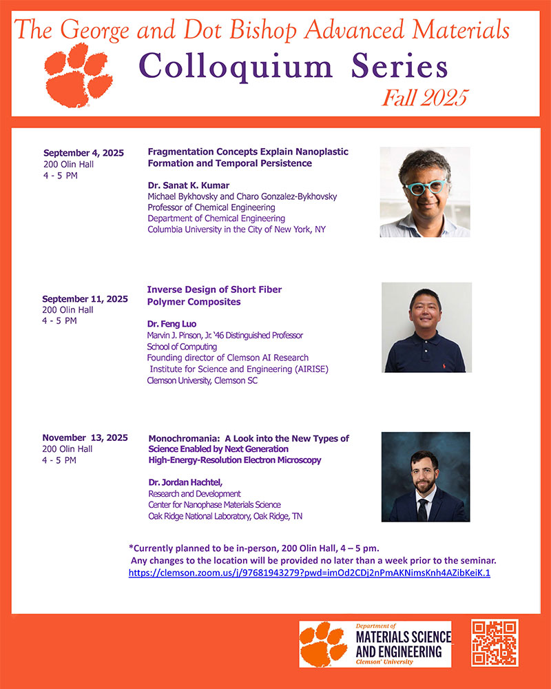 Colloquium series list