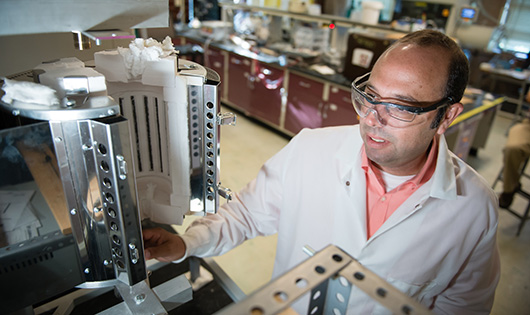 Brinkman in the lab