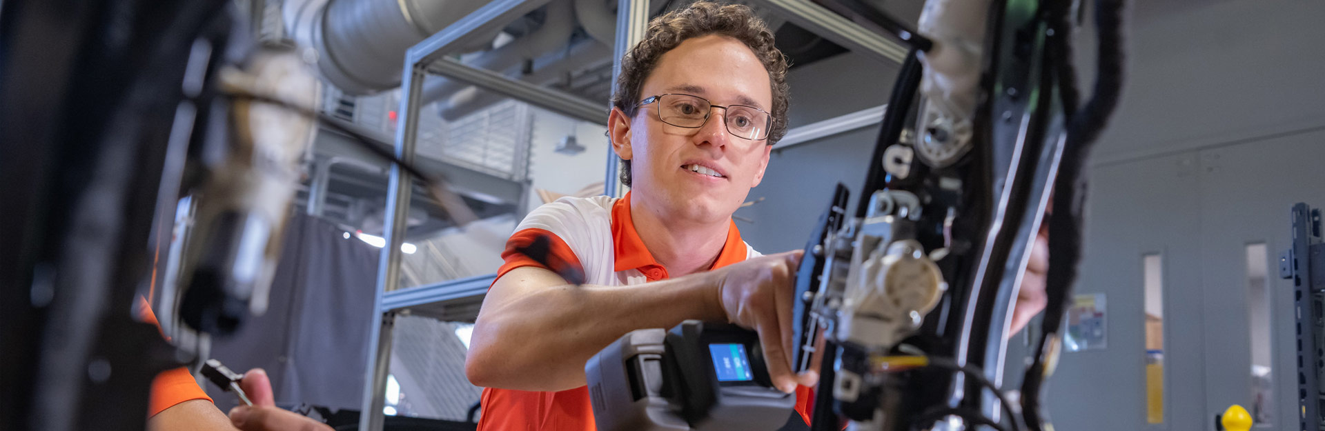 A student in the Automotive Engineering department.