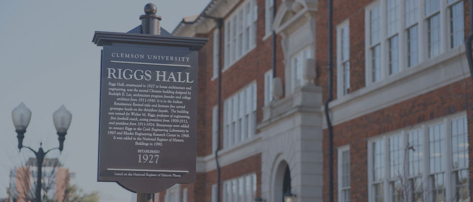 Riggs Hall signage