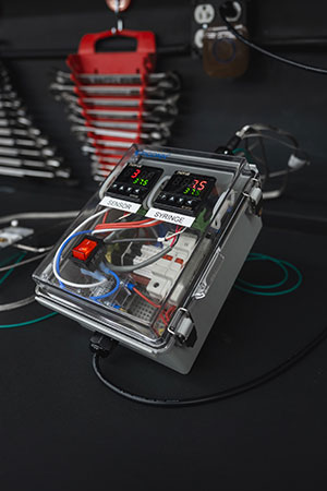 Microfluidic device used for integration into a µTAS