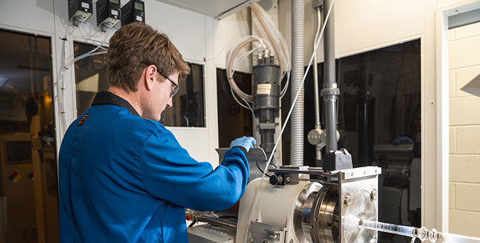 Creating equipment using laser