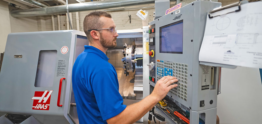 Haas CNC Lathe with a sounding rocket chemical tracer payload piston