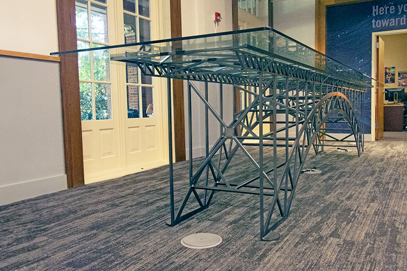 Holtzendorff Hall Bridge Table in lobby