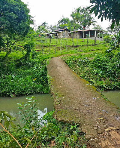 Small bridge crossing in Nicaragua