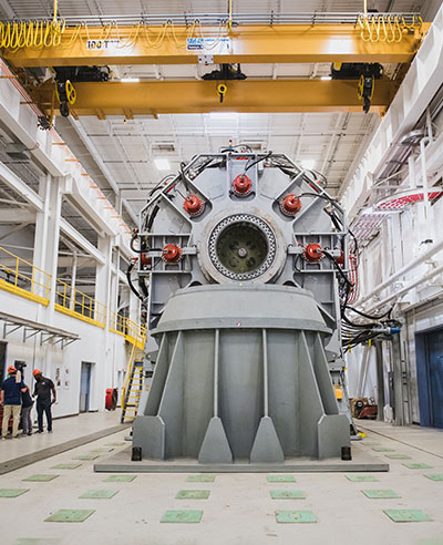 Inside research facility in Charleston