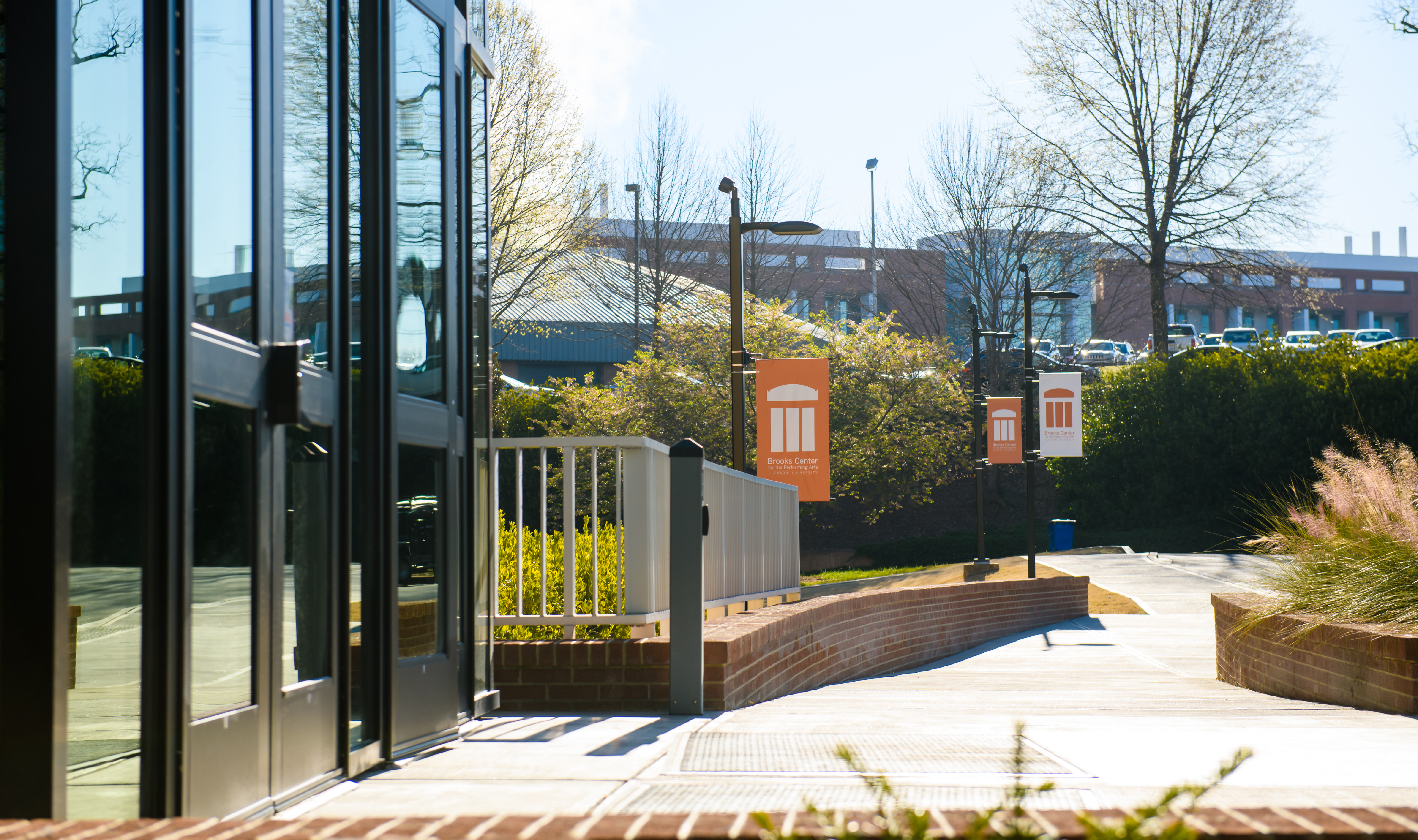 Entrance of Brooks Center