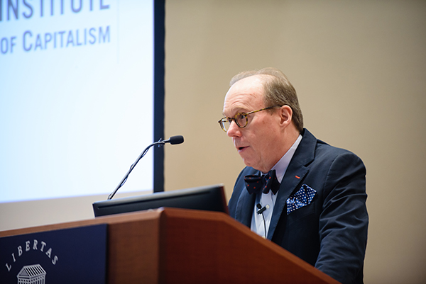 Man speaking at event