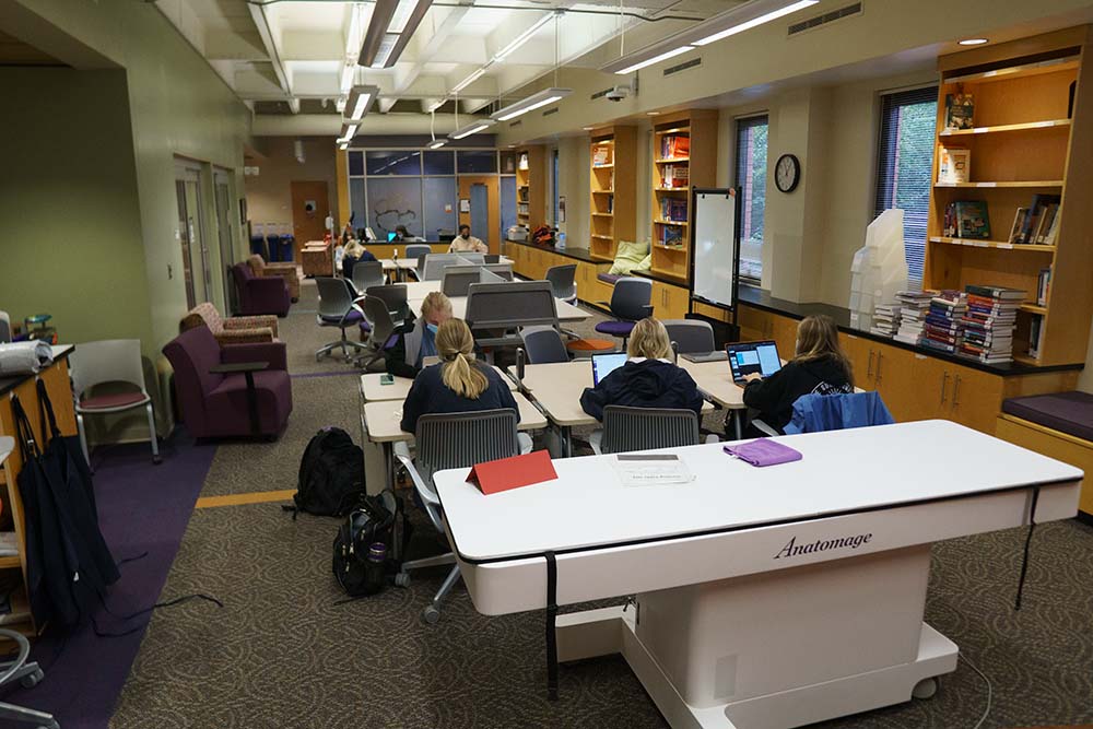 Clemson University School of Nursing student nurses in the Clinical Learning Laboratory