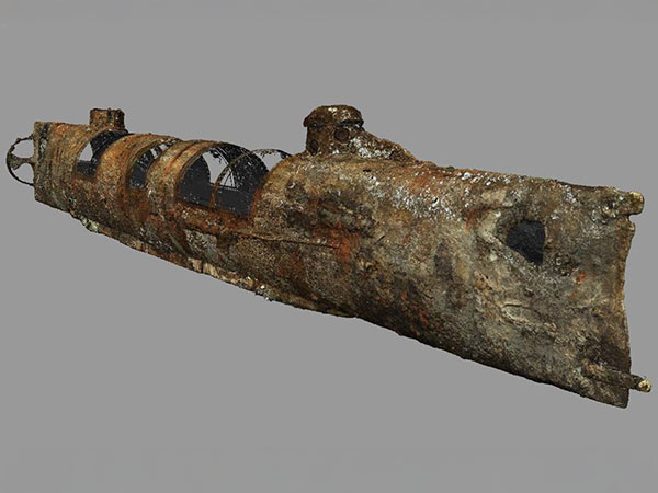3d of hunley exterior