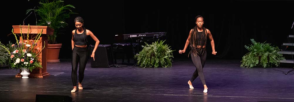 Speakers, performers and honorees, including keynote speaker Dorothy Yancy, took part in Clemson's 2021 MLK Commemoration Service held at the Brooks Center for the Performing Arts.