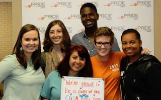 Students involved in LGBTQ Programs at Clemson University, Clemson SC