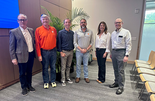 Spiro Board Members: From left to right (John Hannon, Stan Clifford, Edward Giard, Frank Blake, Allison Conrad, Keith Hudgins